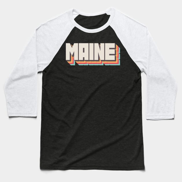 Maine Baseball T-Shirt by n23tees